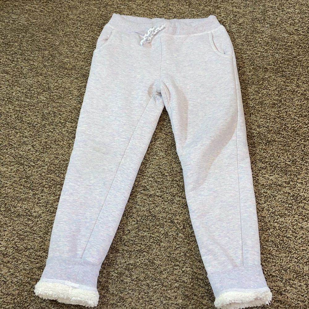 Hollywood Cozy Kids Gray Sweatpants Size L (14)
